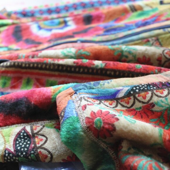 New Johnny Was Joan Zip Sherpa Jacket, reversible jacket. - Picture 13 of 13